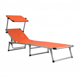 Aga Vrtni nastavljiv ležalnik GARDEN EXCLUSIVE MC372310O Orange