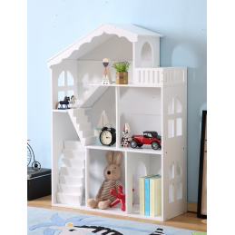 Aga LULILO Regal za igrače - hiška 2v1 CALLA 116 cm XXL