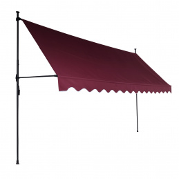 Aga Teleskopska tenda 350x120 cm Vinsko rdeča