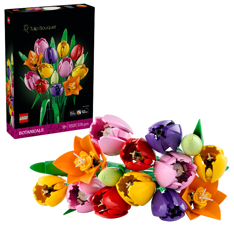 LEGO® Botanicals Šopek tulipanov, cvetlično okrasje 11501