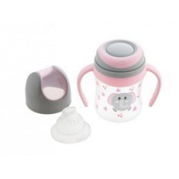 Skodelica z ustnikom 4m+ 120ml LULABI Slon
