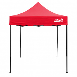 Aga Prodajna stojnica brez stranic 2x2 m Svetlo rdeča