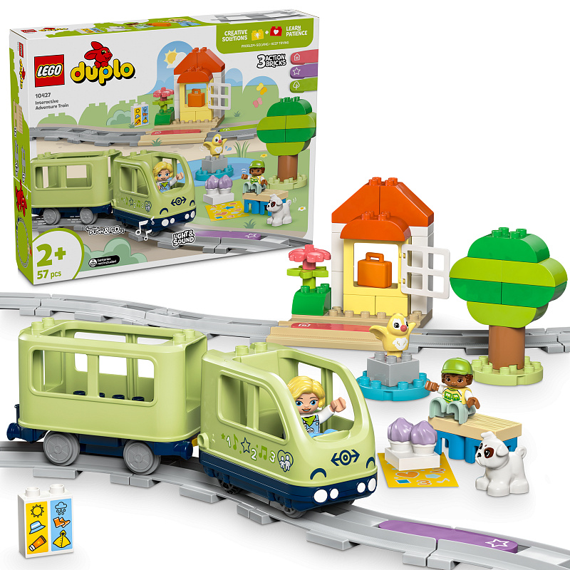 LEGO® DUPLO® Town Interaktivna železničarska dogodivščina, komplet 10427