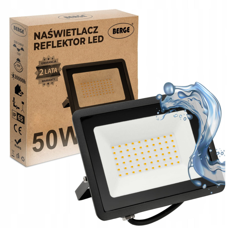 LED reflektor 50W IP65 hladna bela