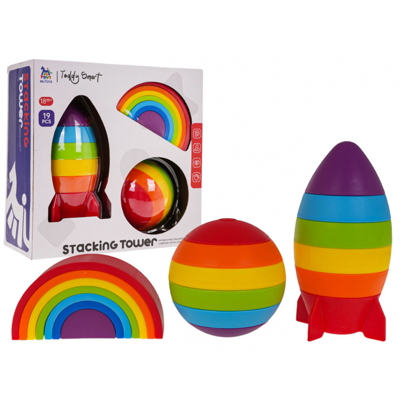 Set senzoričnih igrač 19 kos.