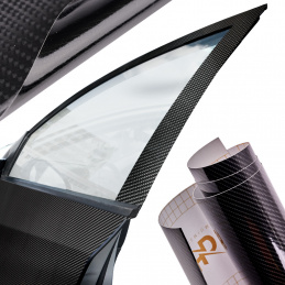 Aga Ogljikova folija 5D v roli črna 1,52x18m