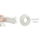 Pena trak 1,1cm x 3cm x 200cm Bela ISO