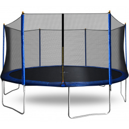 Aga SPORT FIT Trampolin 460 cm Modra + zaščitna mreža