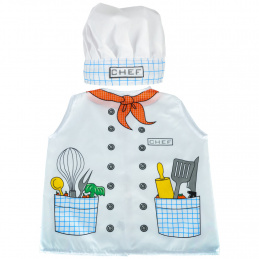 Kostum karnevalskega kuharja pekača 3-8 let