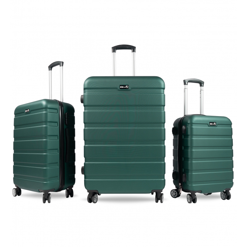 Aga Travel Komplet potovalnih kovčkov MR4650 Zelena