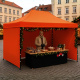 Aga Škarjasti paviljon PARTY 3x4,5m Oranžna