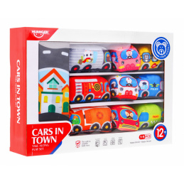 Set mehkih avtomobilčkov + podloga