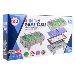 Miza za Igre 4v1 Namizna Različica Siva Miza za Igre 4v1 Namizna Različica Siva