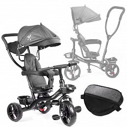 Aga Otroški tricikel TRIKE FIX LITE siv - 6DZ103 - II. KAKOVOST