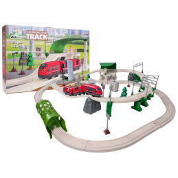 Vlak Mesto s funkcijo luči in zvokov 89 kosov.