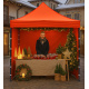 Aga Škarjasti paviljon PARTY 2x3m Oranžna