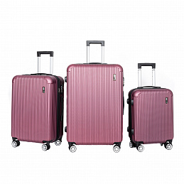 Aga Travel Komplet potovalnih kovčkov bordo 6CZ033 - II. KAKOVOST