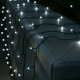 Linder Exclusiv Solarni svetlobna veriga 150 LED Hladno bela