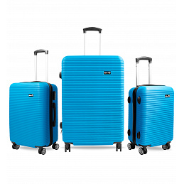 Aga Travel Komplet potovalnih kovčkov MR4651 Svetlo modra