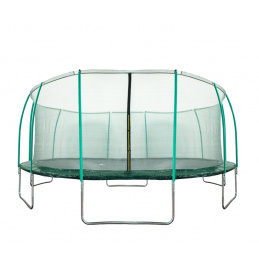 Aga SPORT FIT Trampolin 500 cm Temno Zelena + notranja zaščitna mreža
