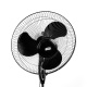 Aga Stoječi ventilator 43 cm Črna