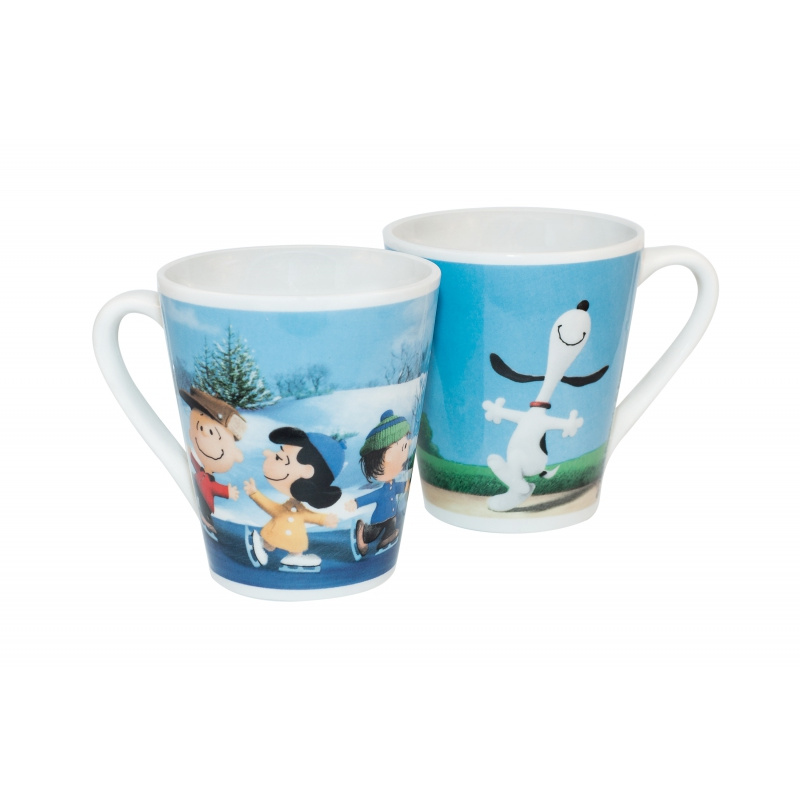 Set 2 skodelic z motivom Snoopy 280 ml