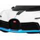 Bugatti Divo Otroški avto na baterije bel + daljinski upravljalnik + EVA + počasen zagon + LED MP3