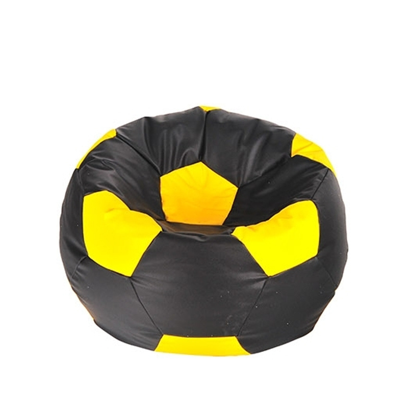 Aga Sedežna vreča BALL XXXL Rumena - Črna