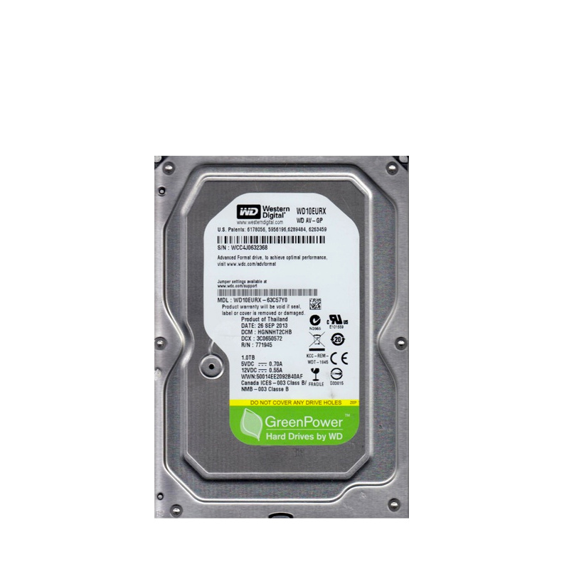 WD Trdi disk WD10EURX 1TB 64MB