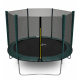 Aga SPORT TOP Trampolin 305 cm Temno zelena + zaščitna mreža