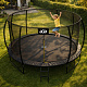 Aga SPORT EXCLUSIVE Trampolin 366 cm Črna + zaščitna mreža + lestev