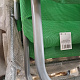 Aga Vrtni ležalnik SIESTA Zeleni - 6DAZ199 - II. KAKOVOST