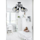 Viseča svetilka LOFT - 4x E27 - ŽIČNA KROGLA