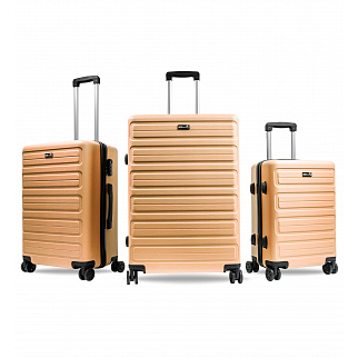 Aga Travel Komplet potovalnih kovčkov MR4657 Oranžna