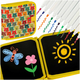 Aga Zložljiva prenosna tabla za kredo Medvedek