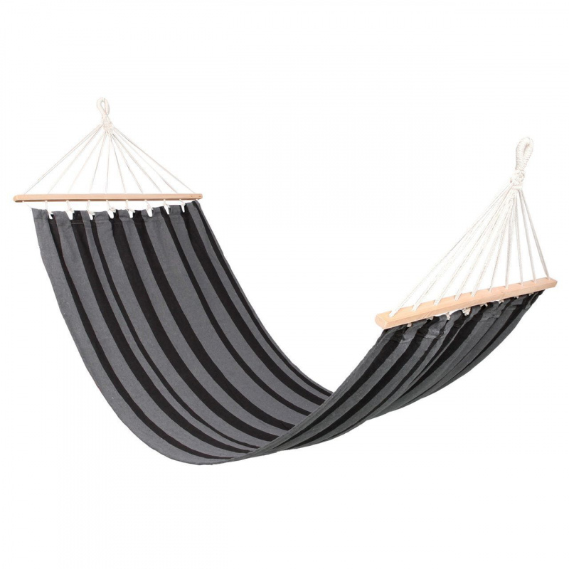 Linder Exclusiv Viseča mreža 200x80 cm Črna/antracitna