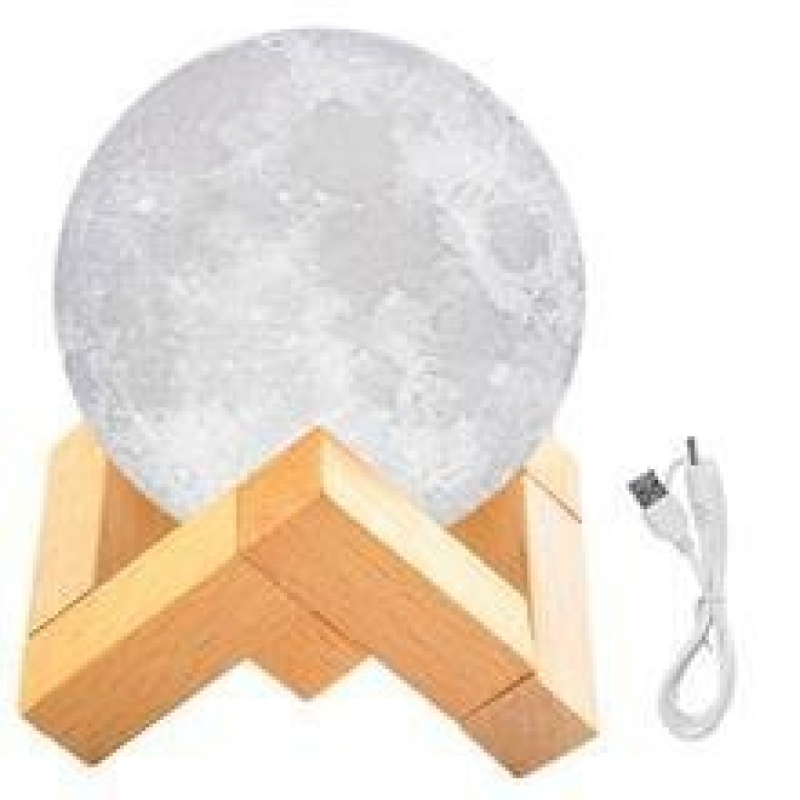 3D svetilka luna Moon Light 8cm ISO 9509