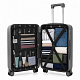 Aga Travel Potovalni kovček MR4671 Temno siv
