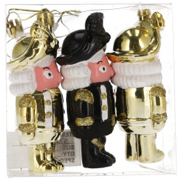 Božični okraski vojaki 3 kosi za praznike