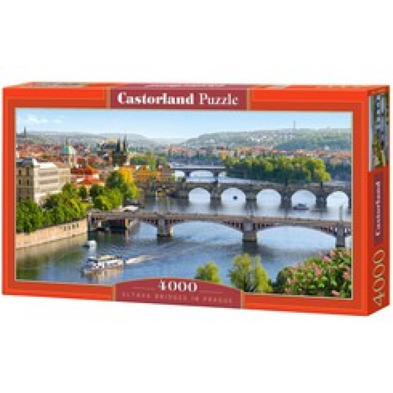 CASTORLAND sestavljanka 4000 kosov - Vltavski mostovi v Pragi