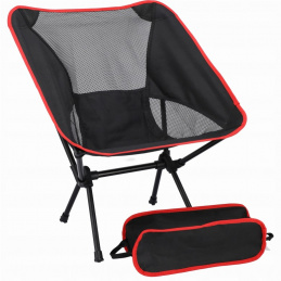 Ribiški turistični stol z naslonjalom in torbo