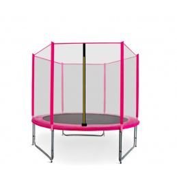 Aga SPORT PRO Trampolin 150 cm Pink + zaščitna mreža