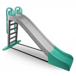 Doloni Tobogan z ročajem 243 cm Sivo-zelena