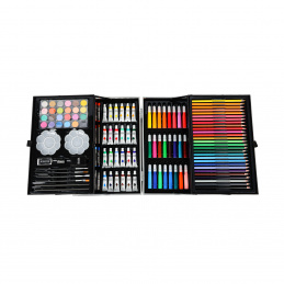 Aga Slikarski set v kovčku 145 kosov Roza