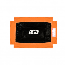 Aga Pokrivalo za vzmeti za pravokotno trampolino 122x183 cm Oranžna