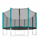 Aga SPORT PRO Trampolin 366 cm Temno Zelena + zaščitna mreža