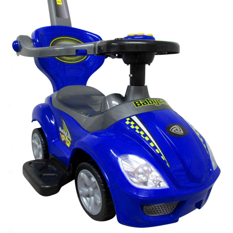 R-Sport Otroški Poganjalec Avto J9 2v1 Moder