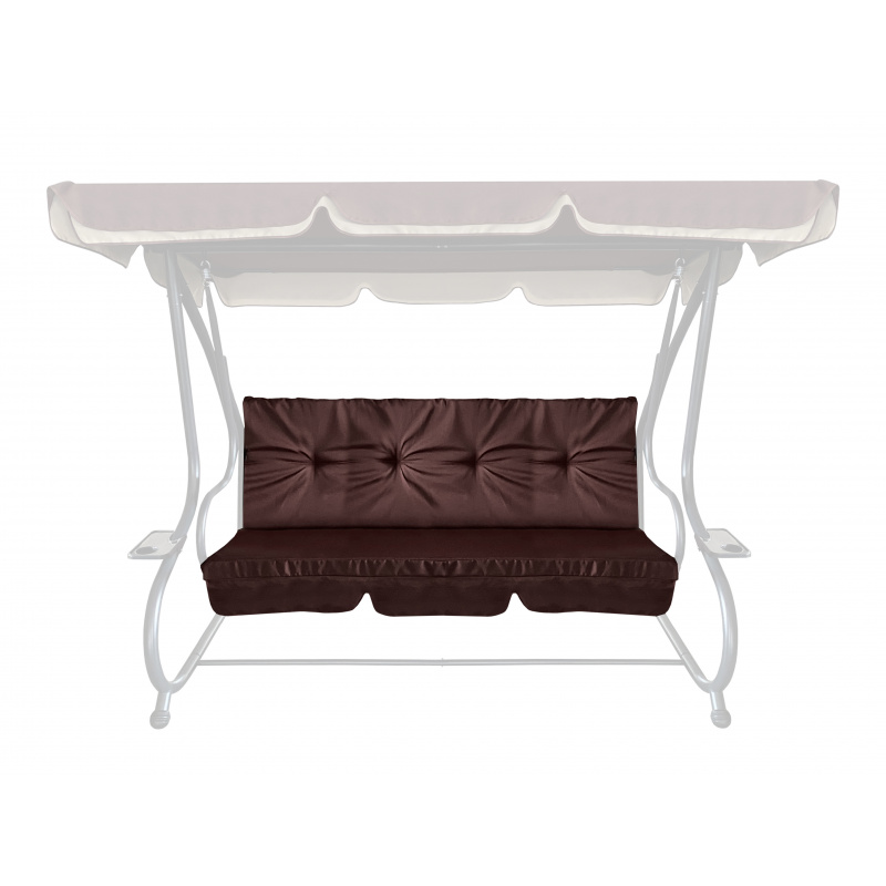 Aga Prevleka za blazino za vrtno gugalnico GRANDLUX Temno rjava