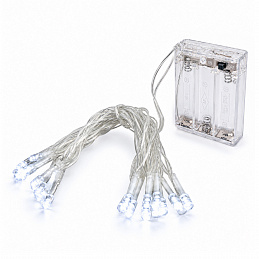 Linder Exclusiv Božična veriga na baterije 30 LED Hladno bela
