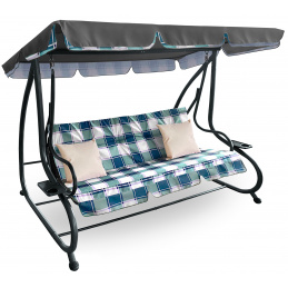 Aga Vrtna gugalnica 2v1 GRANDLUX XXL Square zelena